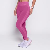 Calça Legging Sem Costura Canelada Pliamida Academia Sport Selene