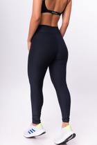 Calça legging soft comfort preta fitness academia