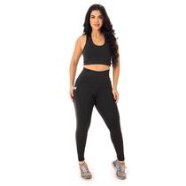 Calça Legging Suplex Feminina Zero Transparência Empina Bumbum
