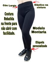 Calça Legging Suplex Flare Ribana Jeans Cotton Cirrê Juvenil