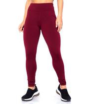 Calça Legging Suplex Forrada Flanelada Cós Alto