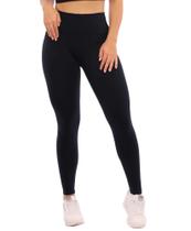 Calça Legging Suplex Forrada Flanelada Cós Alto