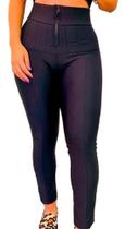 Calça Legging Suplex Power Super Lipo Com Elasticidade Lisa