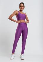 Calça Legging Suplex Wonder Gloss Básica Roxo Salvatore Fashion