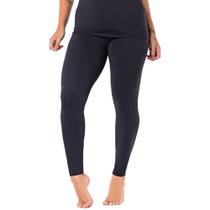 Calça Legging Térmica Peluciada Inverno Preta Lisa Suplex Feminina