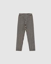 Calça Legging Térmica Peluciada Quentinha Menina Xadrez
