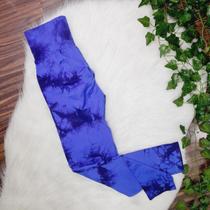 Calça Legging Tie Dye Empina Bumbum Poliamida Fitness para Treino Academia e Yoga