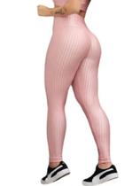 Calça Legging Wolfox Fitness 3D Poliamida Academia Cintura Alta Grossa Pronta Entrega