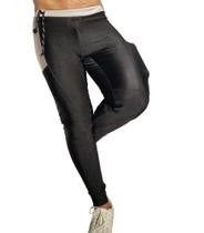 Calça leggings masculinas com bolsos laterais modelo 2023