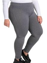 Calça Leggings Plus Size Cós Alto