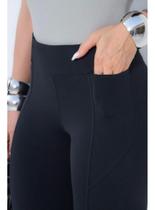 Calça Leging Montaria K2b Original Com Bolso Grossa Cós Alto