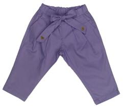 Calça Lilás Feminina Bebê Infantil Tam. P ao 03
