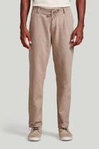 Calça Linen Blend Relax - Bege Fendi