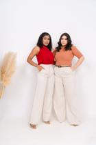 Calça Linho feminina social