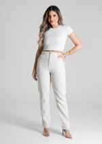 Calça Linho Reta Sawary 280336 Calça Linho Reta Sawary 280336