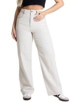 Calça Linho Sawary Wide Leg Petit - 280341 - Off white 40