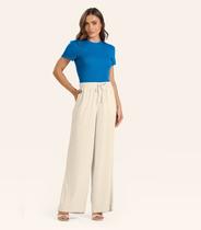 Calça Linho Strong Feminina Endless Bege Calça Linho Strong Feminina Endless Bege