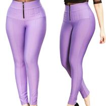 Calça Lipo Magica Tecido Suplex Power Modeladora de Cintura Esconde a Barriga