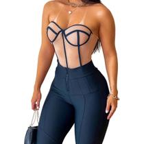 Calça Lipor Cirrê Super Power Lipo Modeladora Chapa Barriga - Fanáticos Por Cintas