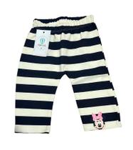 Calça Listrada Bordado Minnie By Gus Tam.1 Calça Listrada Bordado Minnie By Gus Tam.1
