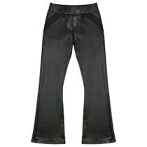 Calça Look Jeans Flare - PRETO - 4