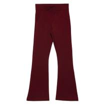 Calça Look Jeans Montaria Flare - VINHO - 18