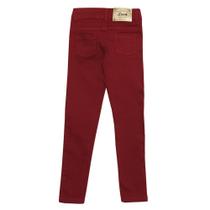 Calça Look Jeans Skinny Collor - VERMELHO - 4