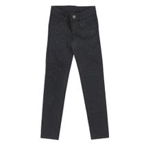Calça Look Jeans Skinny Preta - UNICA - 4 Calça Look Jeans Skinny Preta - UNICA - 4