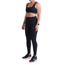 Calça Lupo Legging Preta Básica Lycra Confortável Modeladora