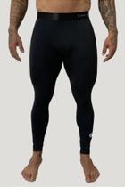 Calça Lycra Poliamida Masculina Preta para Treinos e Corridas