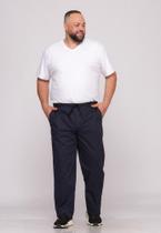 Calça Macaw 7734 Azul Plus Size Sarja F075