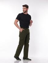 Calça Macaw Sarja 7888 Verde Musgo F075 Calça Macaw Sarja 7888 Verde Musgo F075