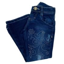 Calca Mae E Filha Com Strass Infantil Country Rodeio