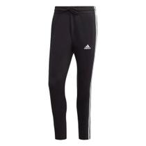 Calça Malha Afunilada Barra Aberta Essentials 3-Stripes Masculina