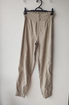 Calça malha bege social tam unico Calça malha bege social tam unico