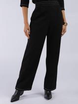 Calça Malha Crepe Autentique Feminina PRETO Calça Malha Crepe Autentique Feminina PRETO