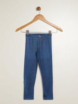 Calça Malha Térmica Infantil Para Menina- AZUL