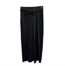 Calça Malha Xadrez Preta da Aysany - Tam P-M Calça Malha Xadrez Preta da Aysany - Tam P-M