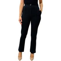 Calça Malise Reta Alfaiataria Feminina Calça Malise Reta Alfaiataria Feminina