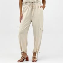 Calça Mamô Cargo em Tecido Feminina