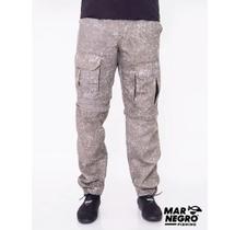 Calça mar negro c/ ziper no joelho telado caqui Calça mar negro c/ ziper no joelho telado caqui