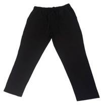 Calça masc malha gauze basic+,em tecido algodão com poliester, preto p Calça masc malha gauze basic+,em tecido algodão com poliester, preto p