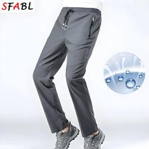 Calça Masculina 5XL de Alta Elasticidade - Secagem Rápida para Esportes ao Ar Livre e Caminhadas Calça Masculina 5XL de Alta Elasticidade - Secagem Rápida para Esportes ao Ar Livre e Caminhadas
