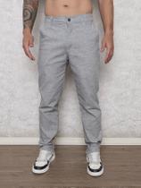 Calça Masculina Alfaiataria Premium Malha Conforto - Calça Masculina Alfaiataria Premium Malha Conforto -