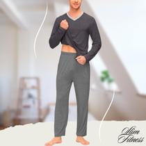 Calça Masculina Básica Dia a Dia Tecido Leve Slim Fitness