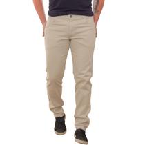Calça Masculina Bege Claro Modelo Skinny Premium Casual Calça Masculina Bege Claro Modelo Skinny Premium Casual