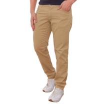 Calça Masculina Bege Claro Modelo Skinny Premium Casual Calça Masculina Bege Claro Modelo Skinny Premium Casual