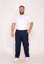 Calça Masculina Big Nylon Azul Marinho 7788