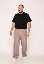 Calça Masculina Big Nylon Bege 7788 F075