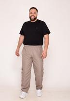Calça Masculina Big Nylon Bege 7788